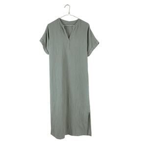It Is Well Mandarin Gauze Dress Organic Cotton Made In California